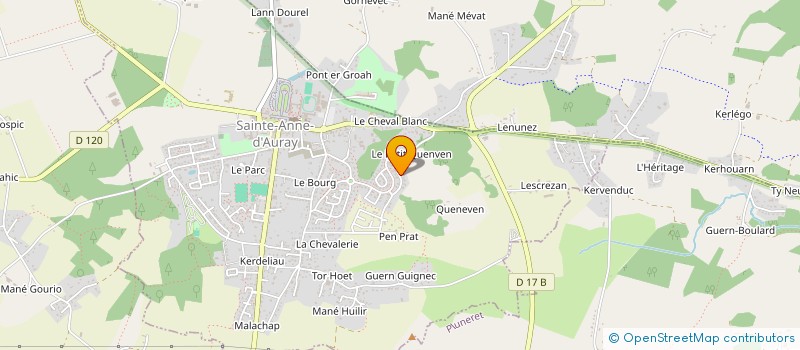 localisation de l'entreprise PBCP  SAINTE-ANNE-D'AURAY