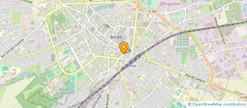 localisation de l'entreprise PBD à ARRAS