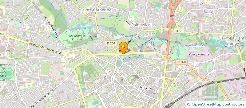 localisation de l'entreprise PBD FAMILY à ARRAS