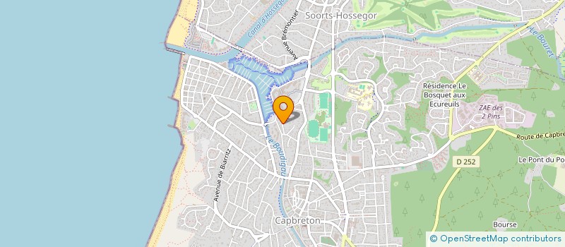 localisation de l'entreprise PBDF à CAPBRETON