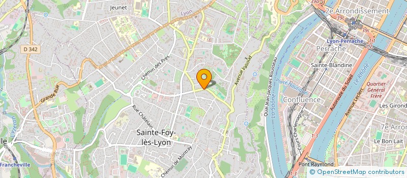 localisation de l'entreprise PBDL IMMO  SAINTE-FOY-LES-LYON