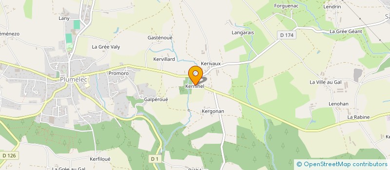 localisation de l'entreprise PBDN  PLUMELEC