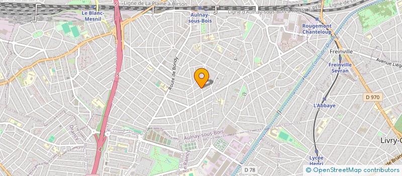 localisation de l'entreprise PBE  AULNAY-SOUS-BOIS