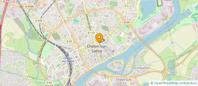 localisation de l'entreprise PBE COIF à CHALON-SUR-SAONE