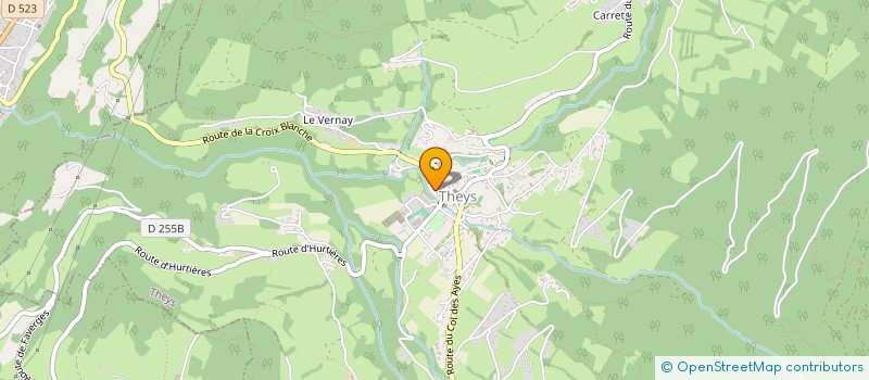 localisation de l'entreprise PBECM  THEYS