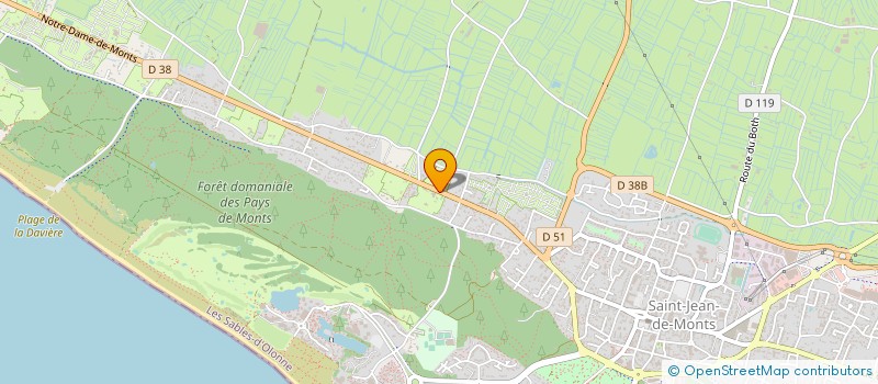 localisation de l'entreprise PBECO  SAINT-JEAN-DE-MONTS