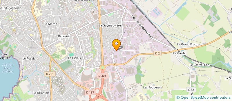 localisation de l'entreprise PBF à SAINT-MALO