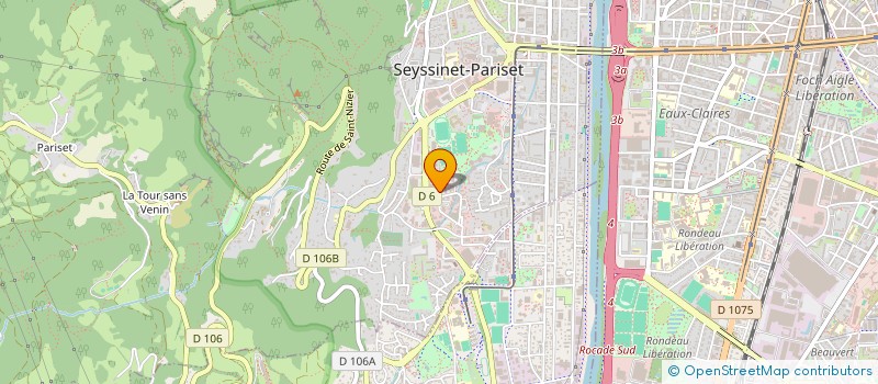 localisation de l'entreprise PBF CONSEIL  CLAIX