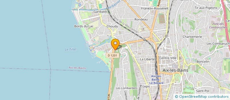 localisation de l'entreprise PBF-SOLUTION à AIX-LES-BAINS