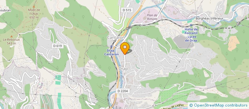 localisation de l'entreprise PBG  DRAP