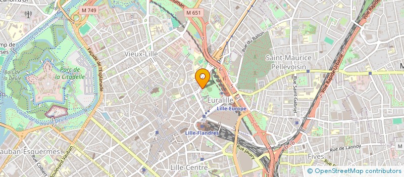 localisation de l'entreprise PBG ASSOCIES à LILLE