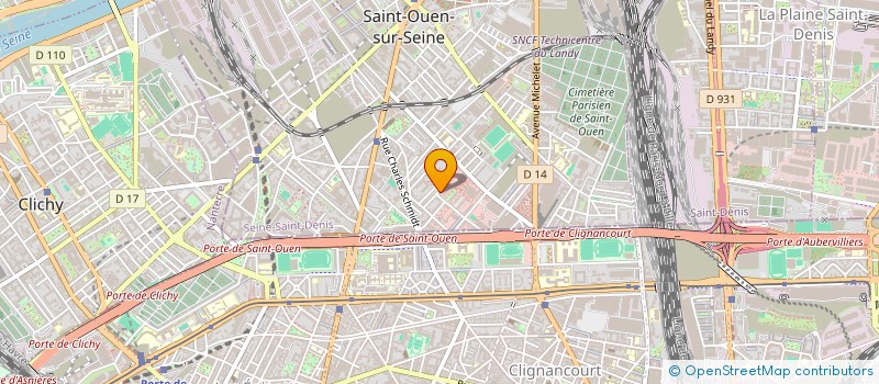 localisation de l'entreprise PBG EXPERTISE à SAINT-OUEN-SUR-SEINE