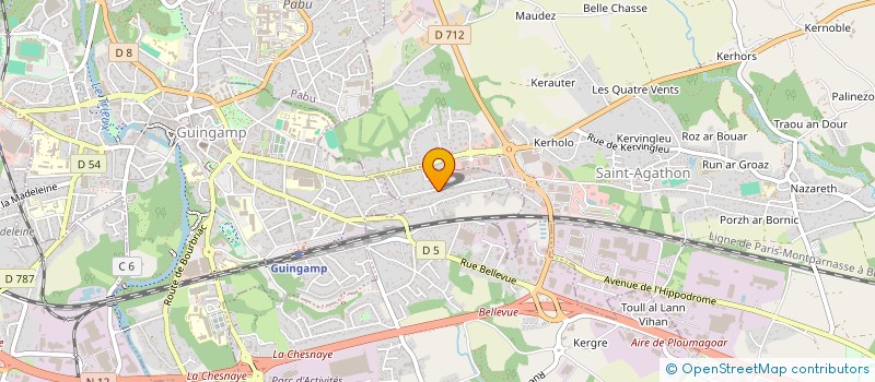 localisation de l'entreprise PBG - PASCAL BURLOT GROUPE  PLOUMAGOAR