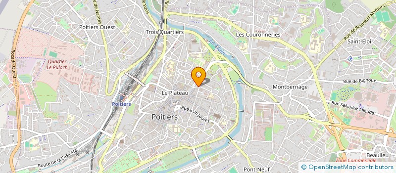 localisation de l'entreprise PBGIMMO  POITIERS