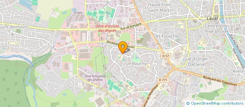 localisation de l'entreprise PBH à LAVAL