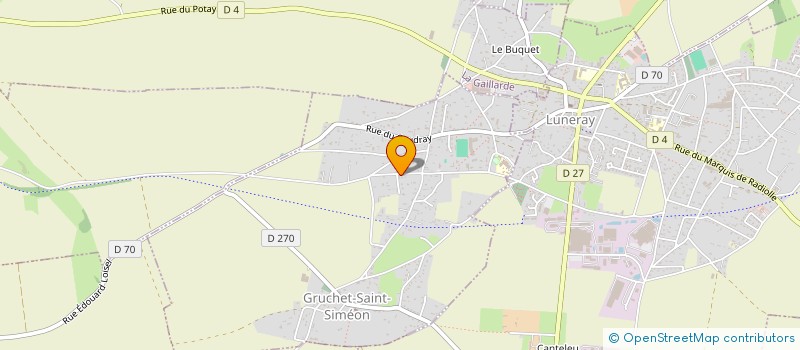 localisation de l'entreprise PBH CREATION  GRUCHET-SAINT-SIMEON