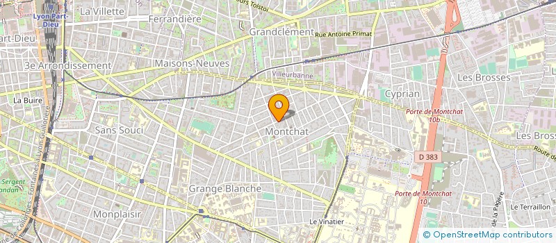 localisation de l'entreprise PBI  LYON 3EME