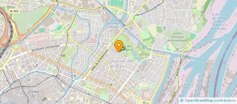 localisation de l'entreprise PBI à STRASBOURG