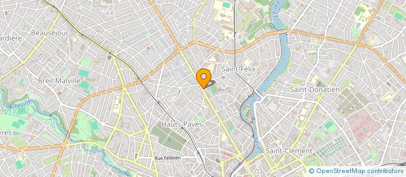 localisation de l'entreprise PBI à NANTES