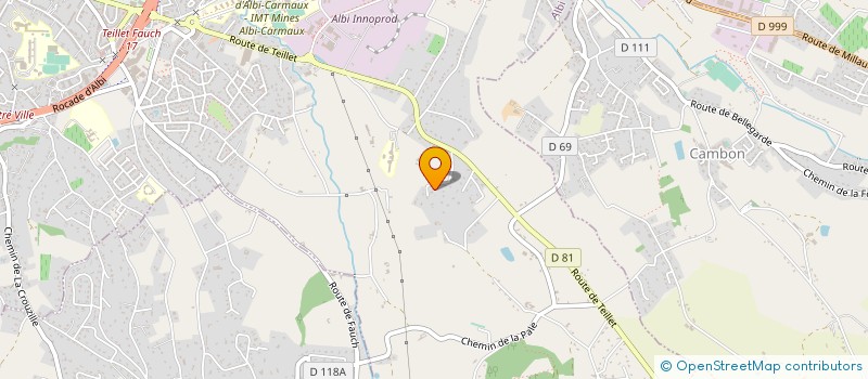 localisation de l'entreprise PBI  TERSSAC