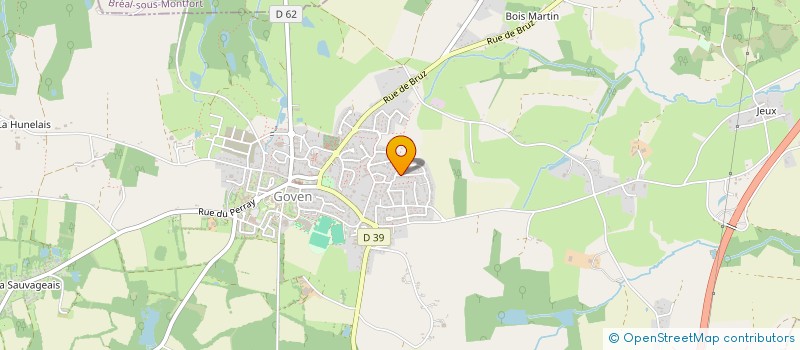 localisation de l'entreprise PBI  GOVEN