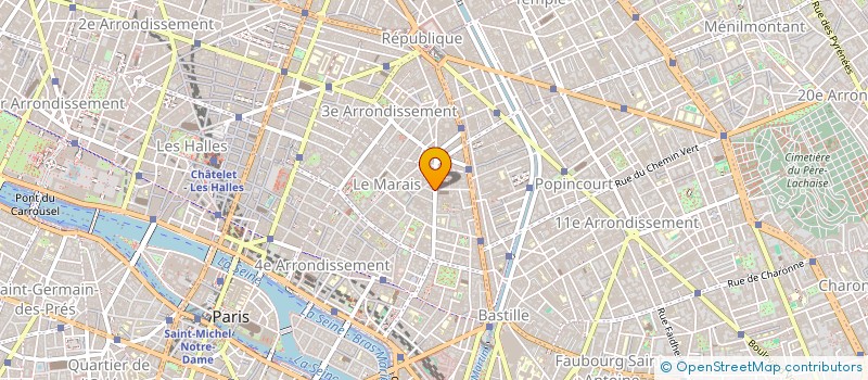 localisation de l'entreprise PBI  PARIS