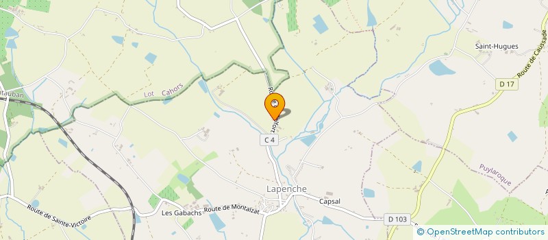 localisation de l'entreprise PBI CONSULTANT  LAPENCHE