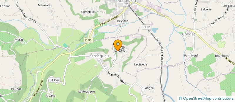 localisation de l'entreprise PBI/VCA  STRENQUELS