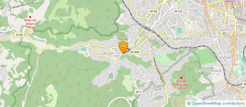 localisation de l'entreprise PBINVEST  CLERMONT-FERRAND