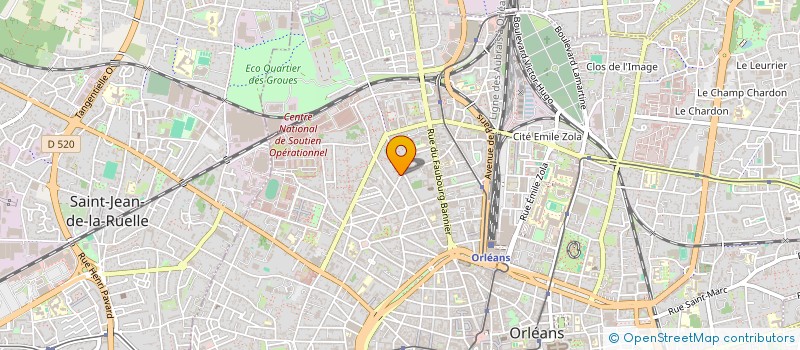 localisation de l'entreprise PBIO à ORLEANS