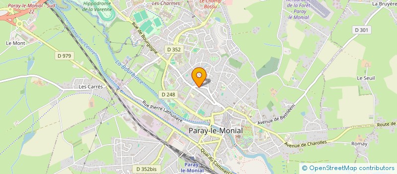 localisation de l'entreprise PBJ 97 STREET  PARAY-LE-MONIAL