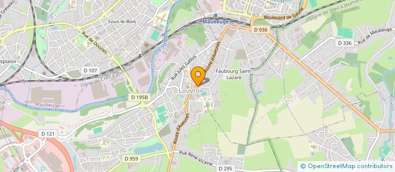 localisation de l'entreprise PBJF à LOUVROIL