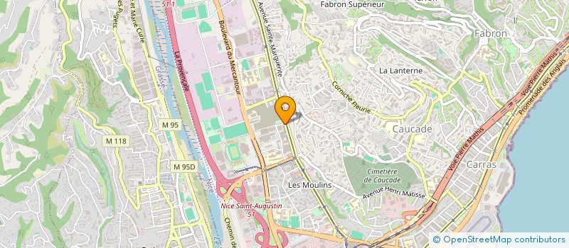 localisation de l'entreprise PBKN6  NICE