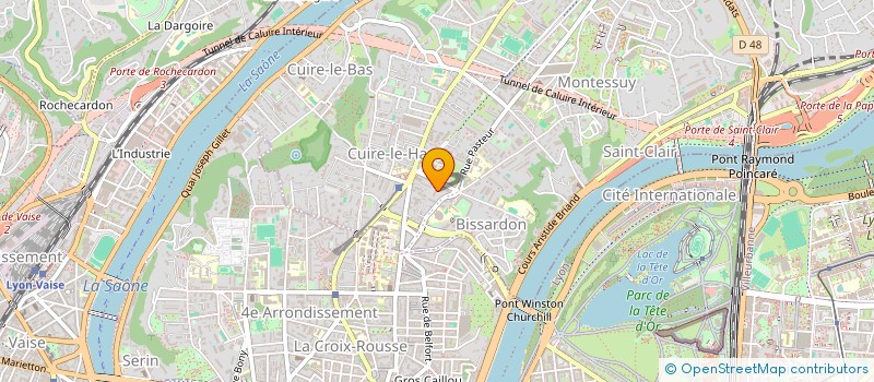 localisation de l'entreprise PBKT  CALUIRE-ET-CUIRE