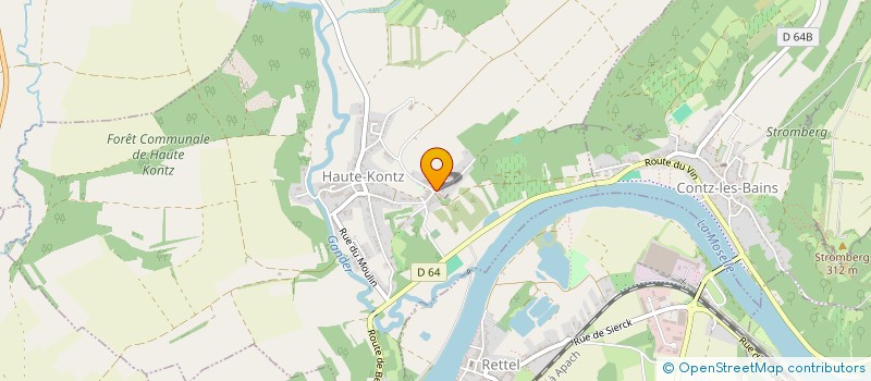 localisation de l'entreprise PBL  KERLING-LES-SIERCK