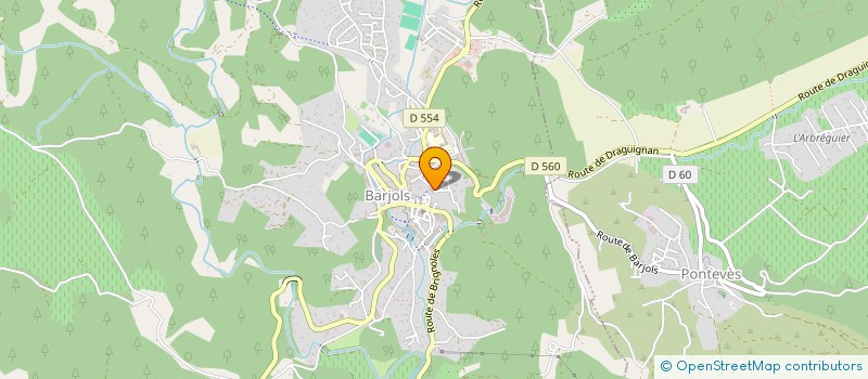 localisation de l'entreprise PBL à BARJOLS