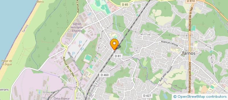 localisation de l'entreprise PBL DIAGNOSTIC  TARNOS