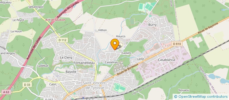 localisation de l'entreprise PBL ENERGY  SAINT-VINCENT-DE-TYROSSE