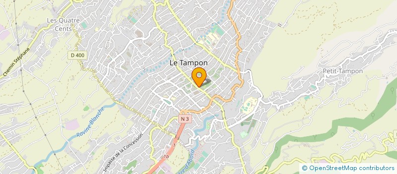localisation de l'entreprise PBL REUNION à LE TAMPON