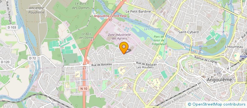 localisation de l'entreprise PBLB IMMO  ANGOULEME