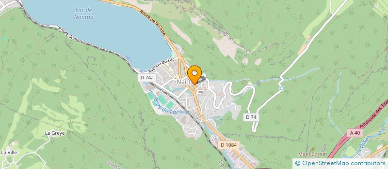localisation de l'entreprise PBLB IMMOBILIER à NANTUA