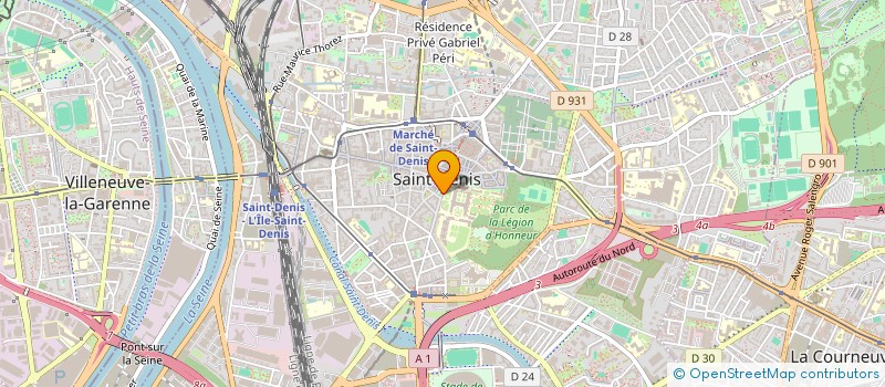 localisation de l'entreprise PBLH à SAINT-DENIS