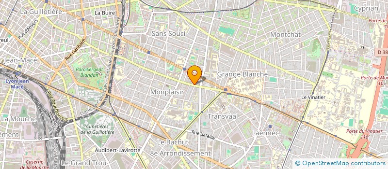 localisation de l'entreprise PBM à LYON