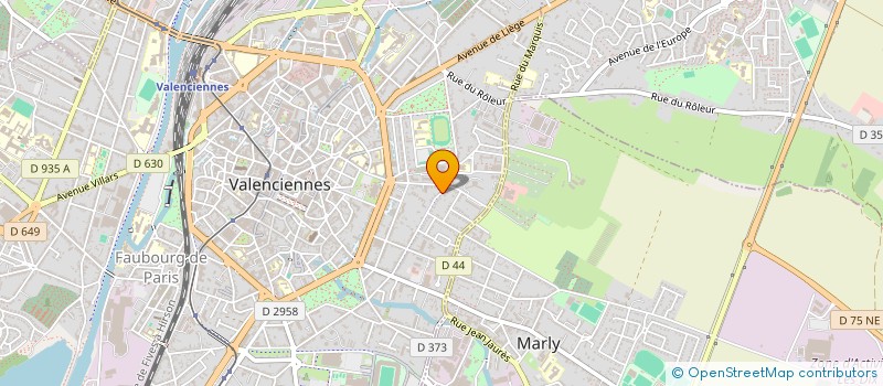 localisation de l'entreprise PBM à VALENCIENNES