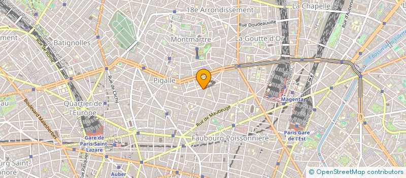 localisation de l'entreprise PBM à PARIS