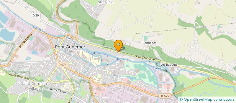 localisation de l'entreprise PBM SERVICES  MANNEVILLE-SUR-RISLE