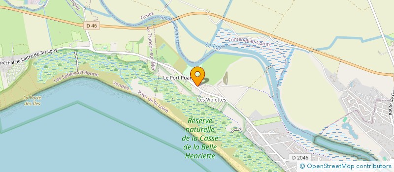 localisation de l'entreprise PBMC  L'AIGUILLON-LA-PRESQU'ILE