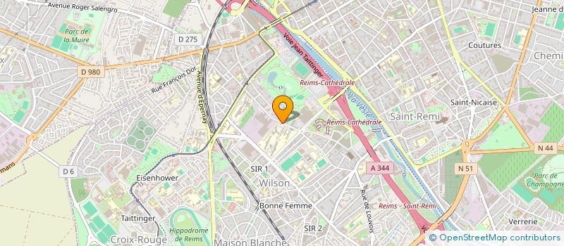 localisation de l'entreprise PBML CONSEIL  REIMS