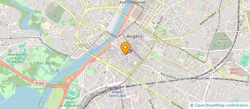 localisation de l'entreprise PBN PRESSING à ANGERS