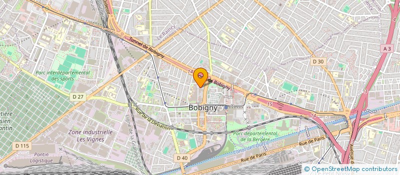 localisation de l'entreprise PBN TRANSPORT à BOBIGNY